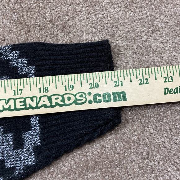 VTG Sweater Graphix Geometric Knit Sweater XL Made USA 80s 90s Blue Black - Picture 9 of 9